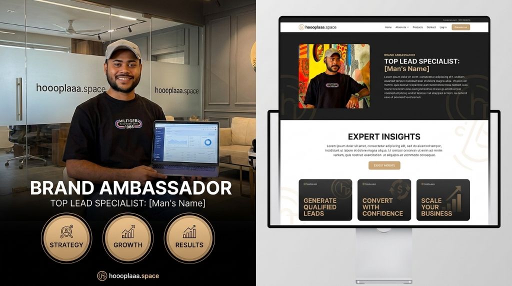 Premium promotional layout